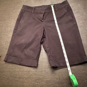 Ann Taylor - Boardwalk Shorts, Black, Size 4, length about 22 inches